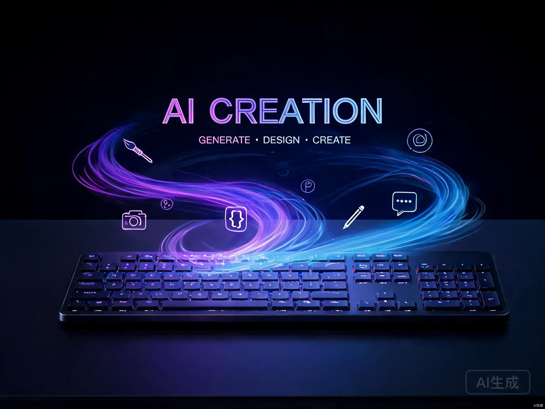 AI 内容创作：打字机与人工智能